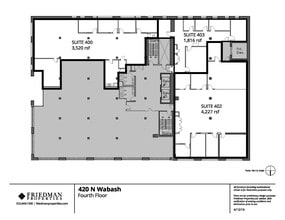 420 N Wabash Ave, Chicago, IL à louer Plan d’étage– Image 2 sur 6