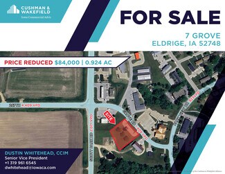 Plus de détails pour 7 Grove Rd, Eldridge, IA - Terrain à vendre