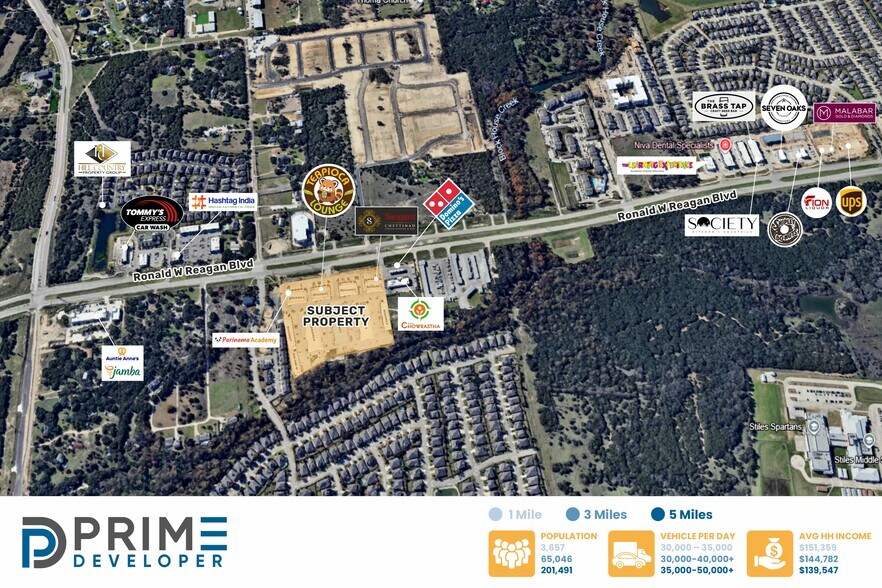 14300 Ronald W Reagan Blvd, Leander, TX à vendre - Carte – Image 3 sur 19