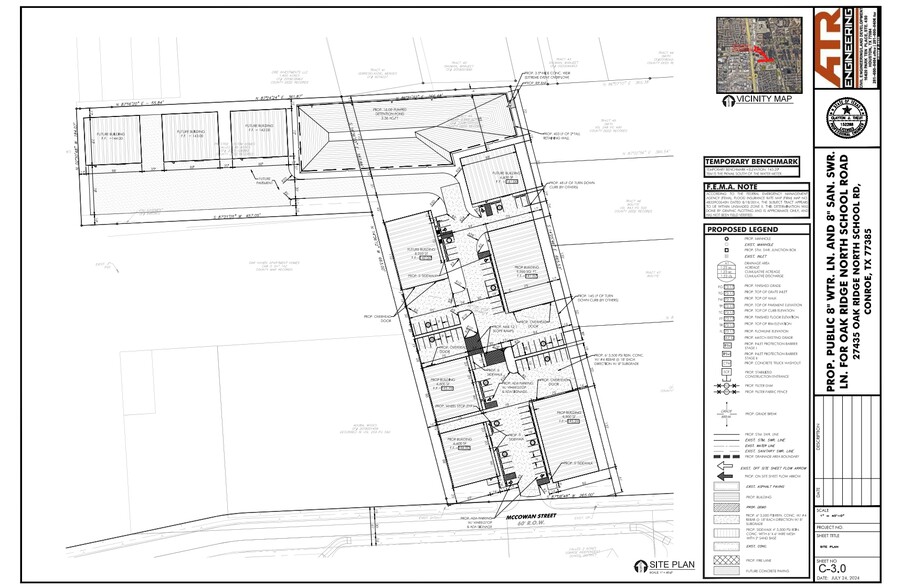 27435 Oak Ridge North School Rd, Conroe, TX à vendre - Plan de site – Image 3 sur 3
