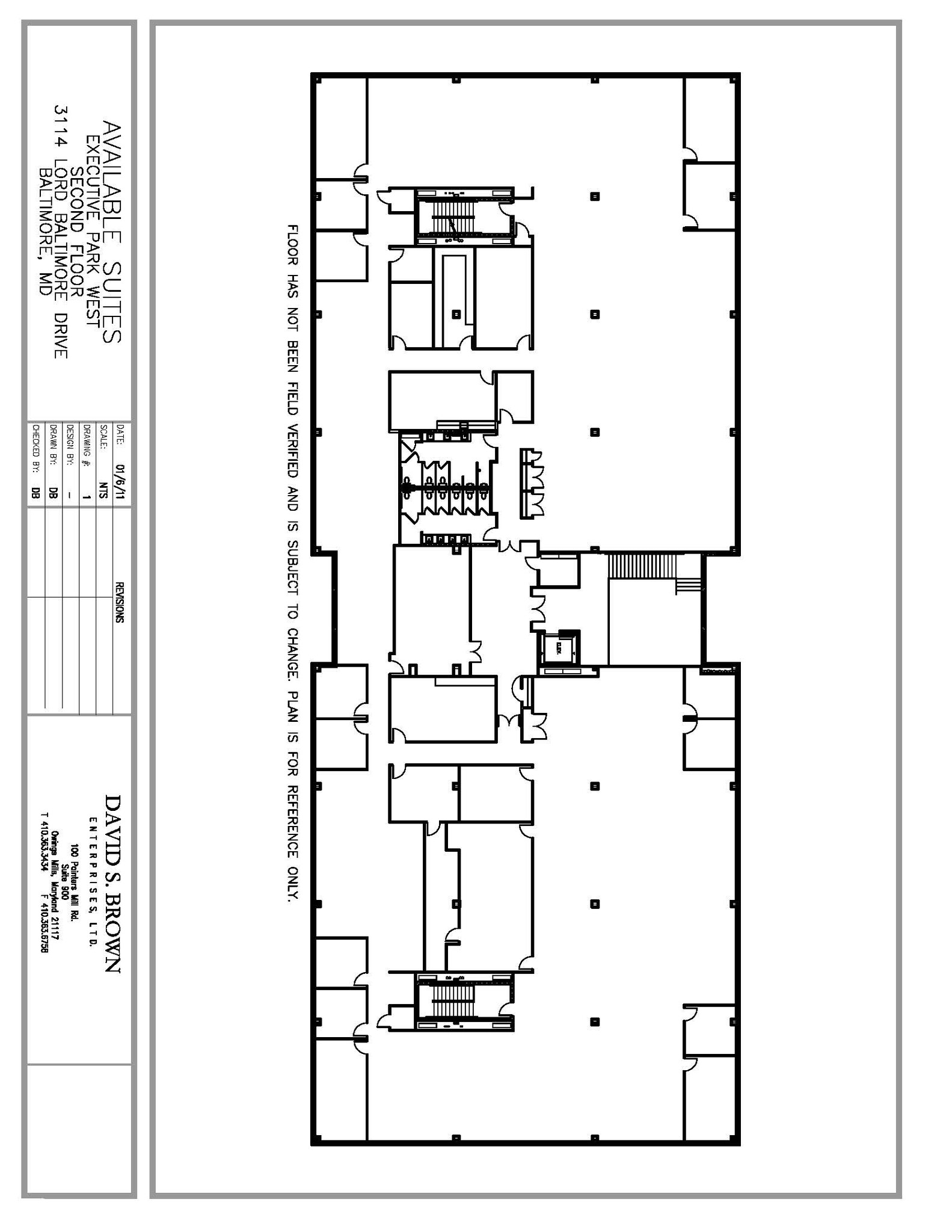 3100 Lord Baltimore Dr, Windsor Mill, MD à louer Plan d’étage– Image 1 sur 1