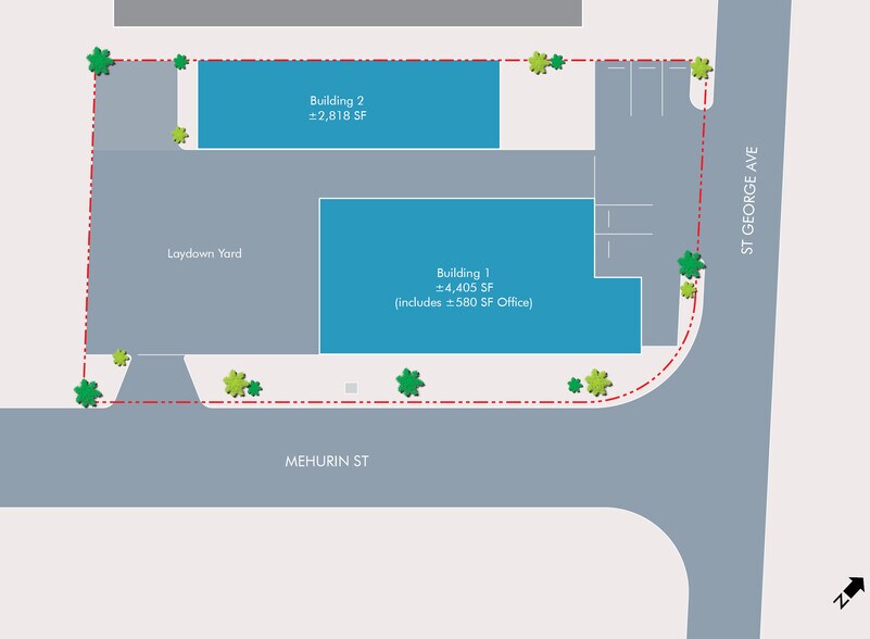 308 St George Ave, New Orleans, LA à vendre - Plan de site – Image 2 sur 12