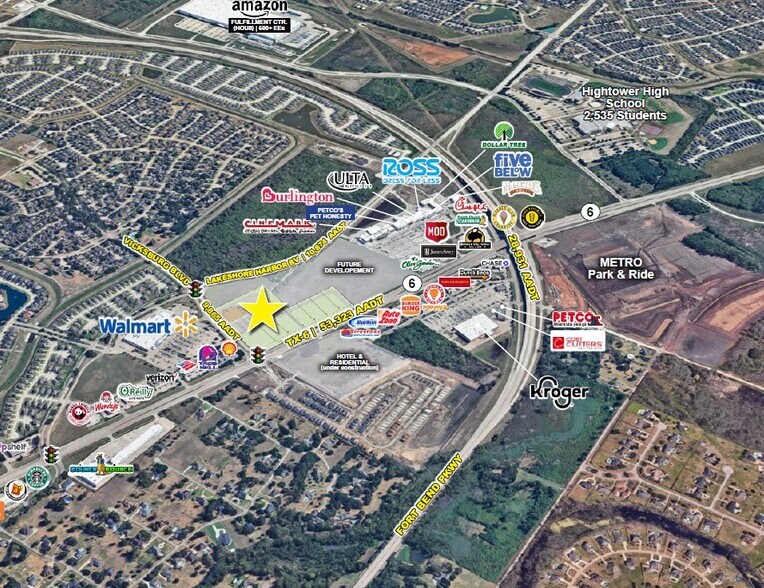 TX Highway 6 Hwy, Missouri City, TX à louer - Aérien – Image 3 sur 3