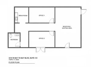 3310 W Bay To Bay Blvd, Tampa, FL à louer Plan d’étage– Image 1 sur 1