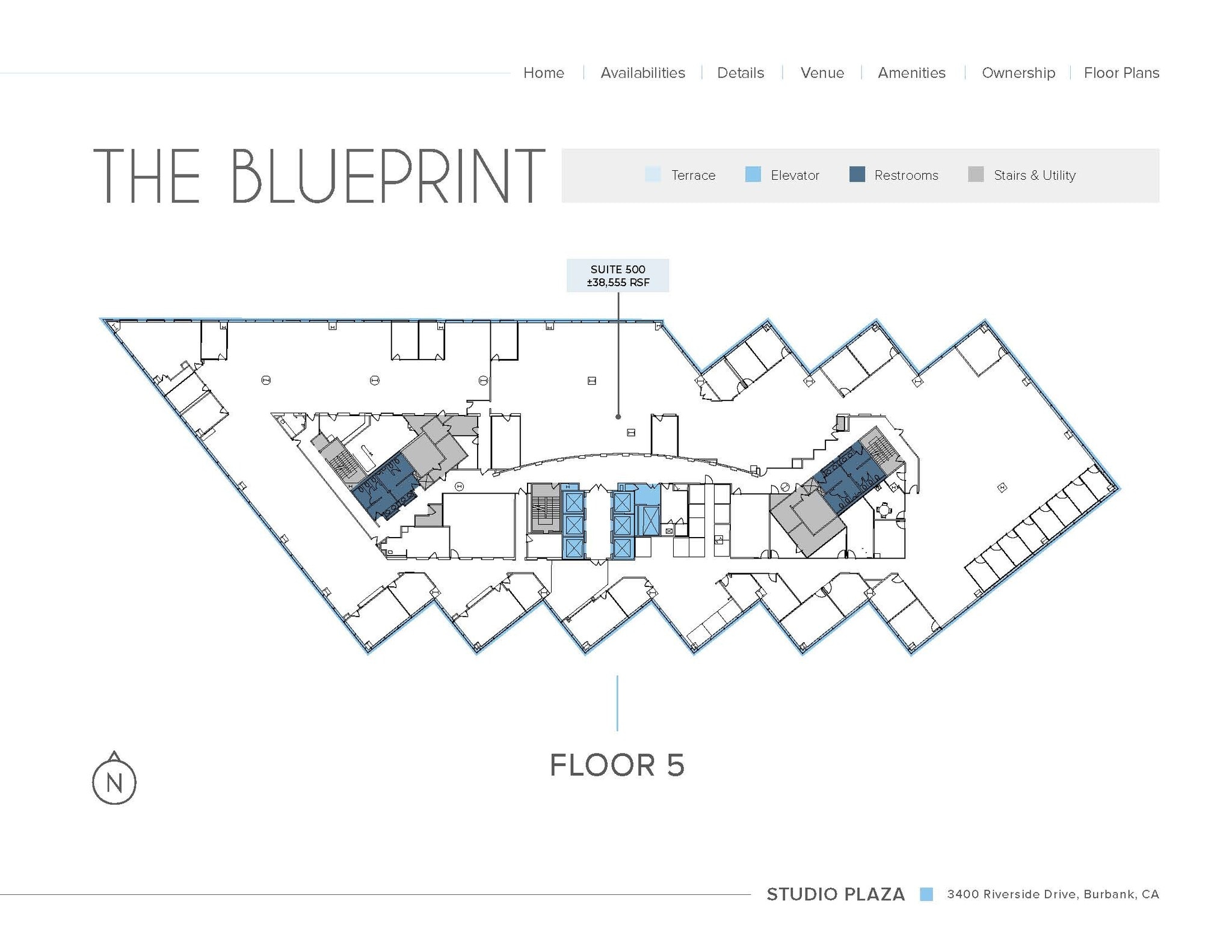 3400 W Riverside Dr, Burbank, CA à louer Plan d’étage– Image 1 sur 1