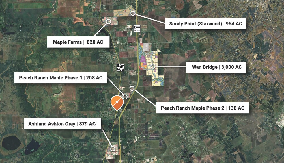 0 Fm 521 Rd, Angleton, TX à vendre - Aérien – Image 2 sur 3