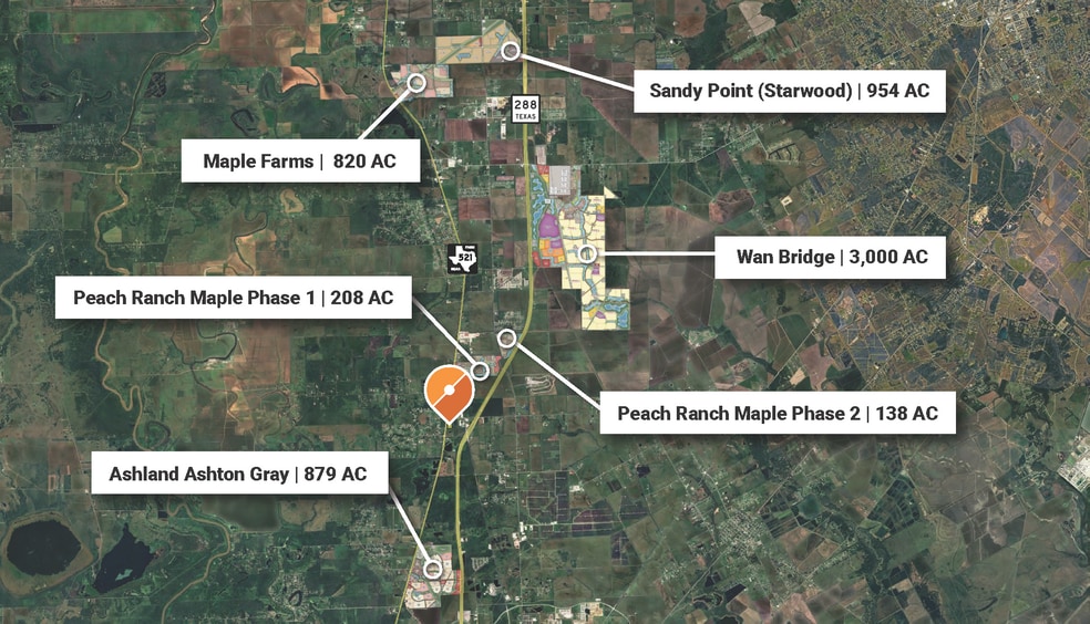 0 Fm 521 Rd, Angleton, TX à vendre - Aérien – Image 2 sur 3
