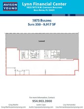 1875 NW Corporate Blvd, Boca Raton, FL à louer Plan d’étage– Image 2 sur 3