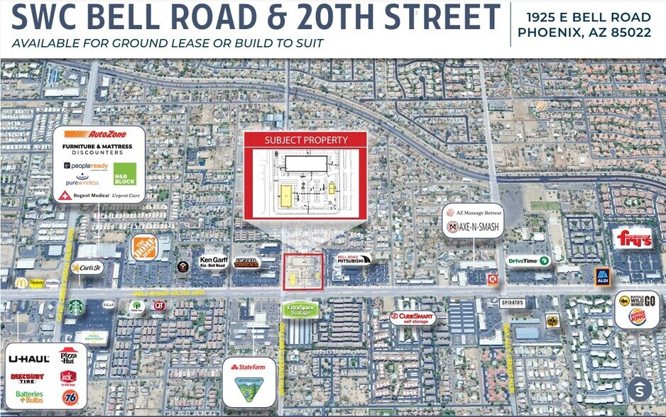 1925 E Bell Rd, Phoenix, AZ à louer - Photo de l’immeuble – Image 2 sur 3