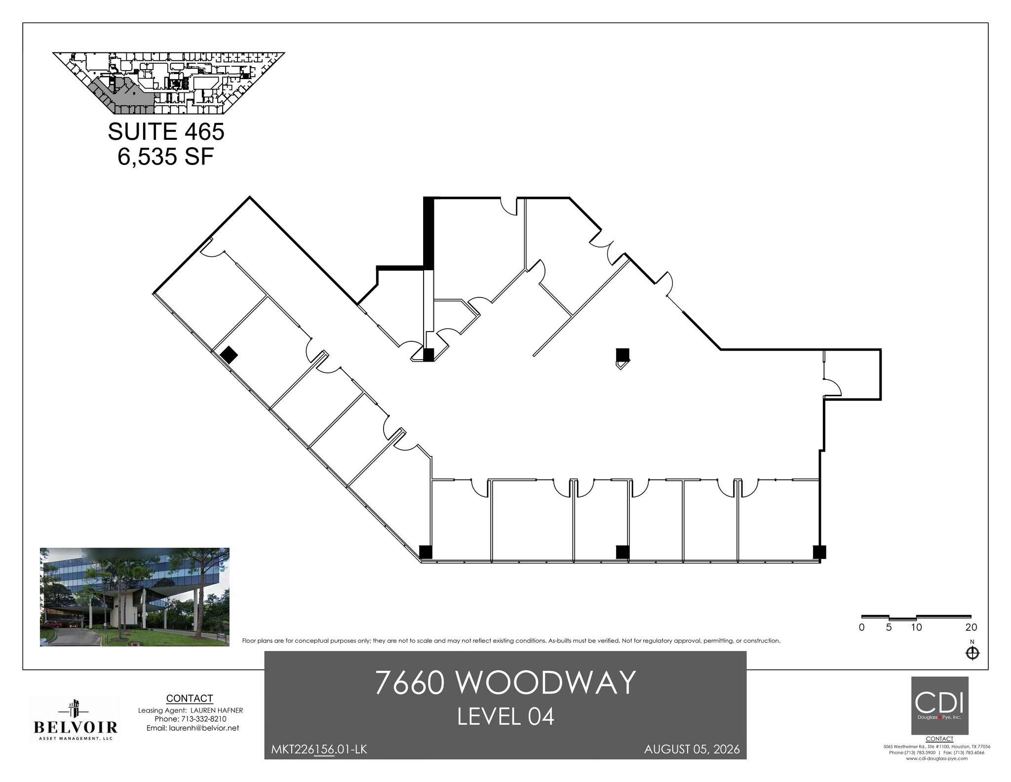 Private Office Space, Houston, TX à louer Plan de site– Image 1 sur 1