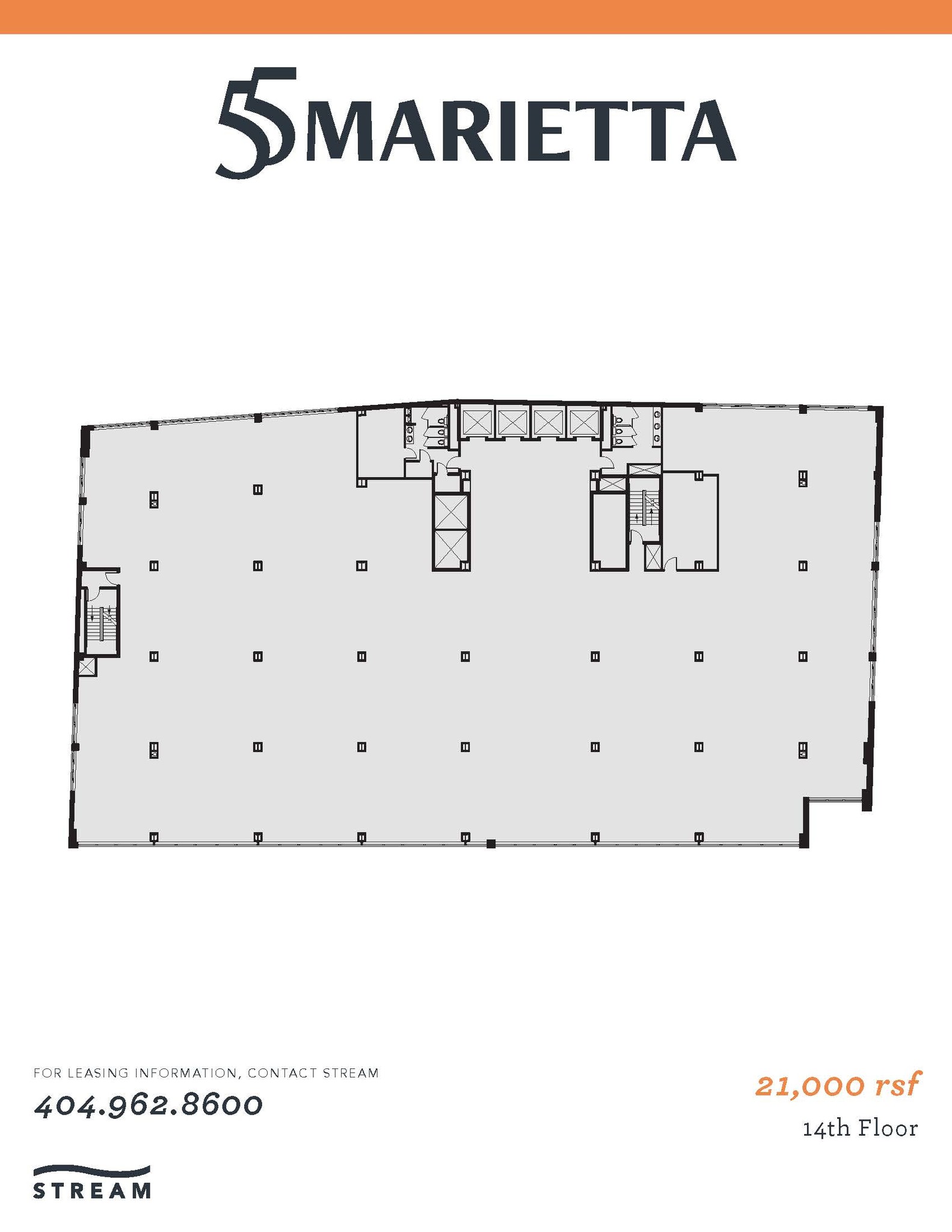 55 Marietta St NW, Atlanta, GA à louer Plan d’étage– Image 1 sur 1