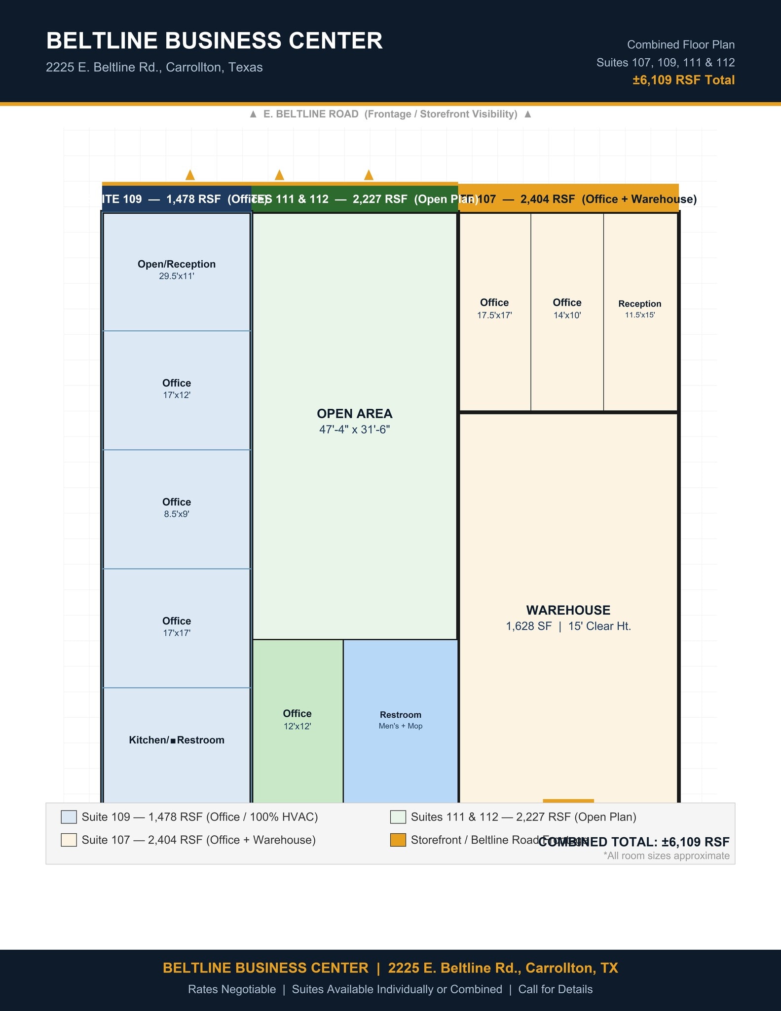 2225 E Belt Line Rd, Carrollton, TX à louer Plan de site– Image 1 sur 4