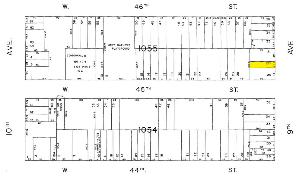 647 9th Ave, New York, NY à vendre - Plan cadastral – Image 2 sur 2