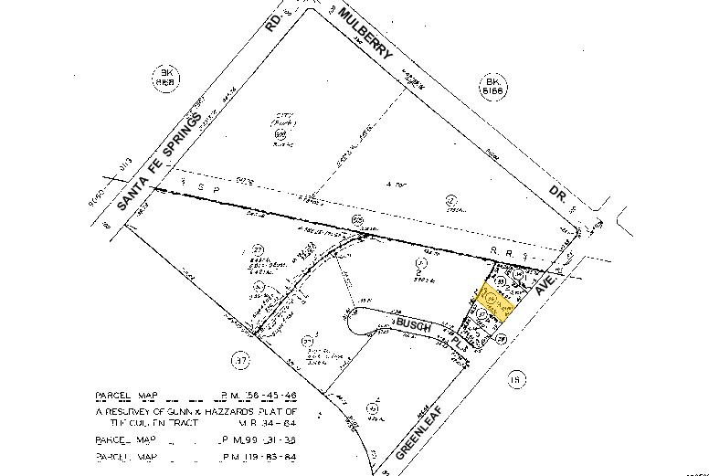 9225 Greenleaf Ave, Santa Fe Springs, CA à louer - Plan cadastral – Image 2 sur 4