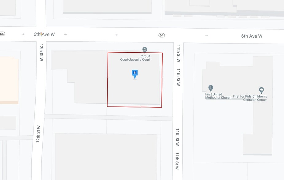 1101 6th Ave W, Bradenton, FL à louer - Plan cadastral – Image 2 sur 2
