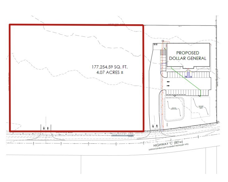 Vehige Lane & Highway C, Old Monroe, MO à vendre - Plan de site – Image 3 sur 3