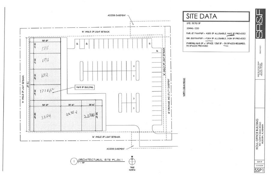 951 N Dean Rd, Auburn, AL à louer - Plan de site – Image 3 sur 5