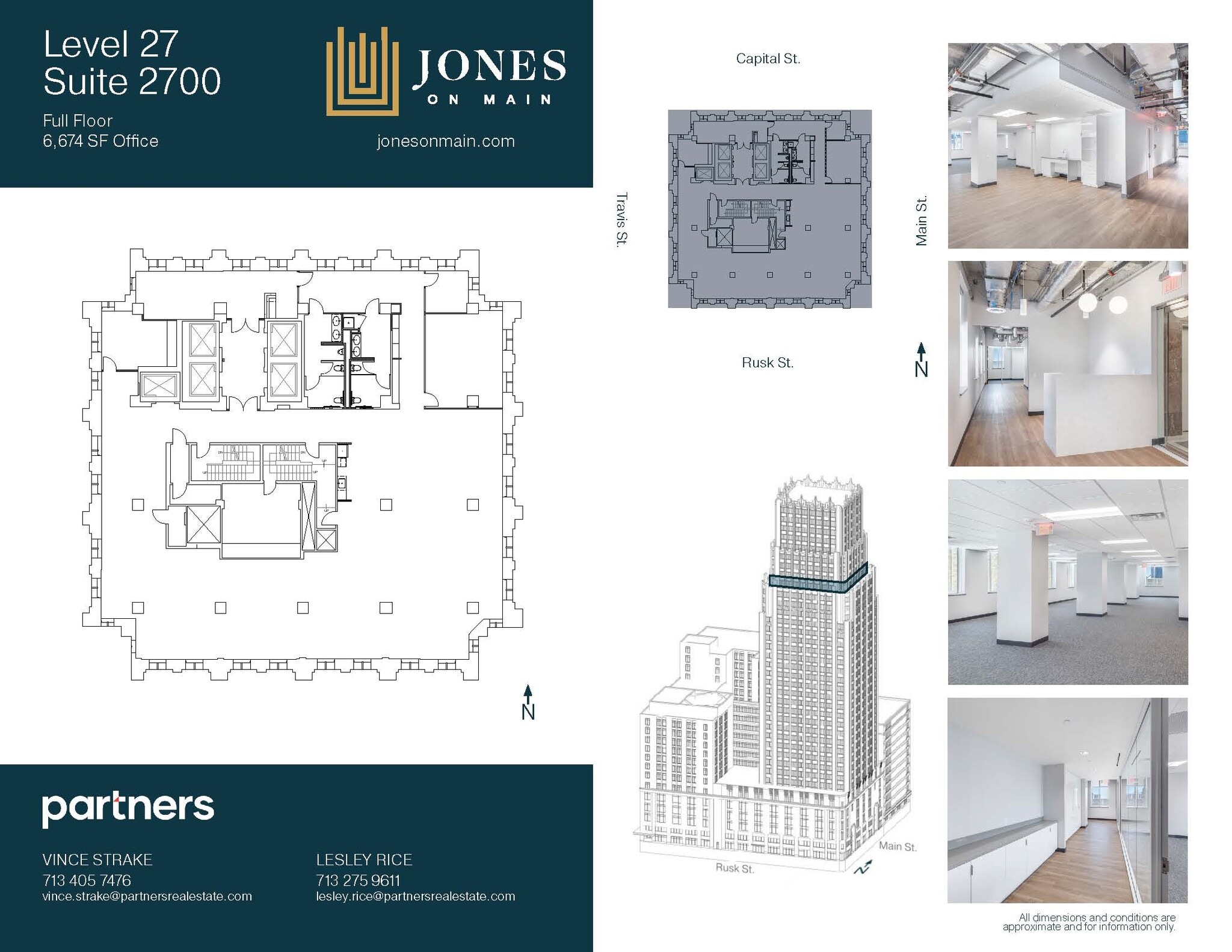 712 Main St, Houston, TX à louer Plan d’étage– Image 1 sur 2