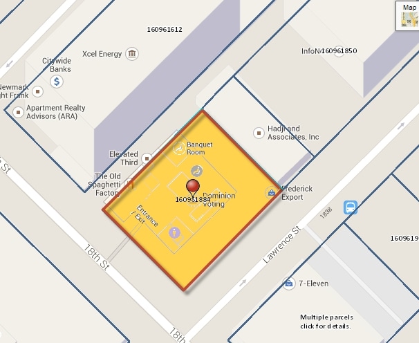 1801 Lawrence St, Denver, CO à vendre - Plan cadastral – Image 2 sur 8