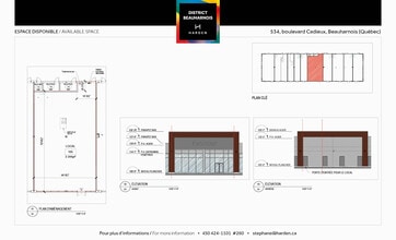 534 Boul Cadieux, Beauharnois, QC à louer Plan d’étage– Image 2 sur 2