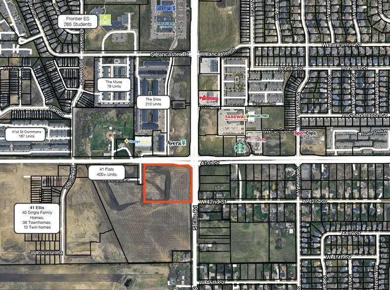 41st Street & Ellis Road South, Sioux Falls, SD à vendre - Photo de l’immeuble – Image 1 sur 4