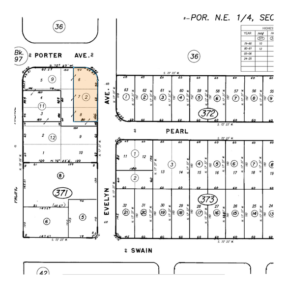 600-608 Porter Ave, Stockton, CA à vendre - Plan cadastral – Image 3 sur 3