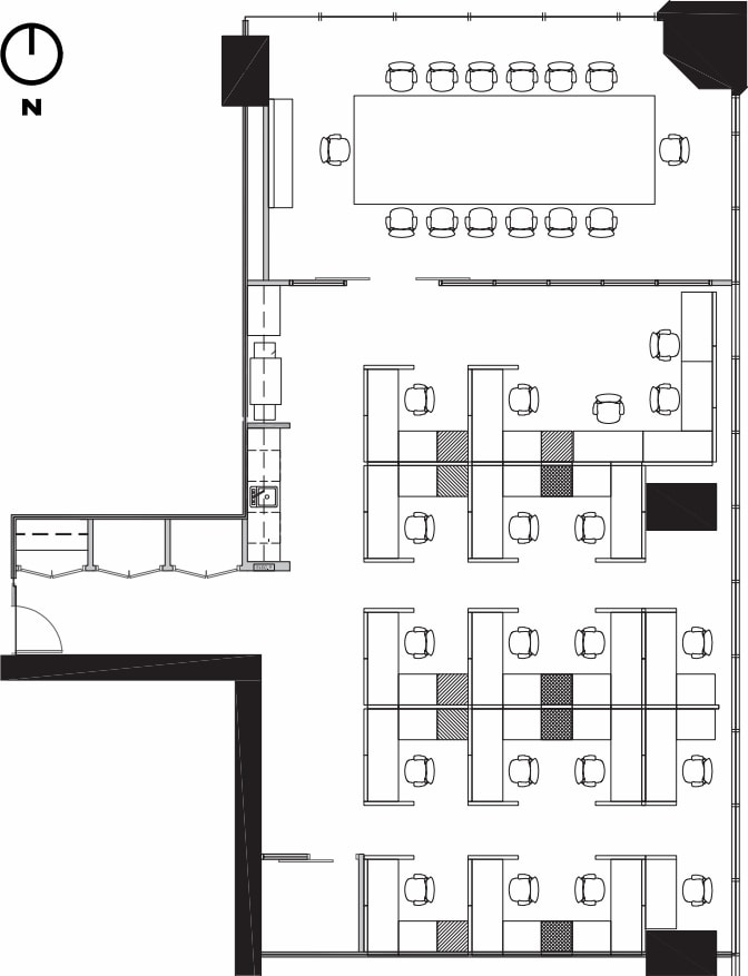 1055 W Georgia St, Vancouver, BC à louer Plan d’étage– Image 1 sur 4