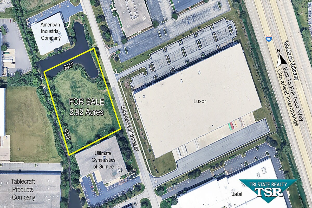 1050 Tri-State Pky, Gurnee, IL à vendre Aérien– Image 1 sur 3