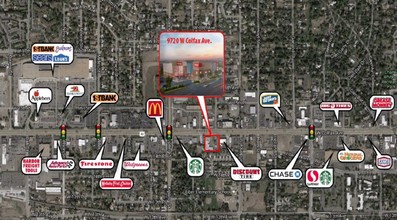 9720 W Colfax Ave, Lakewood, CO - VUE AÉRIENNE  vue de carte - Image1