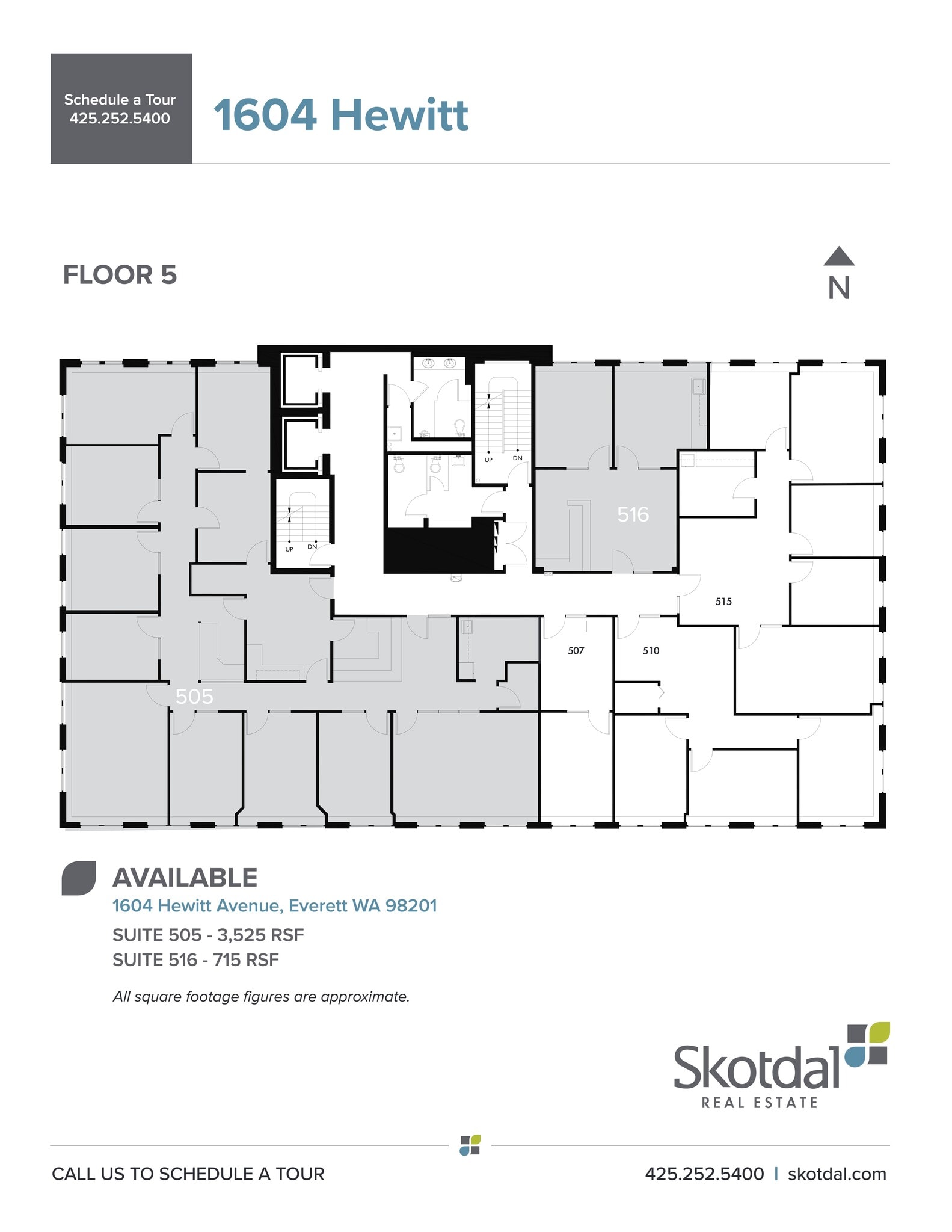1602-1604 Hewitt Ave, Everett, WA à louer Plan de site– Image 1 sur 1