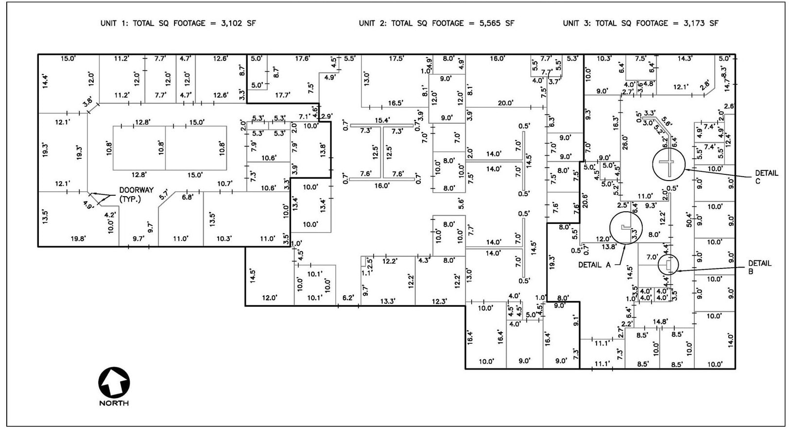 3436-3500 Granite Cir, Toledo, OH 43617 - Lot C -  - Plan d’étage - Image 1 of 2