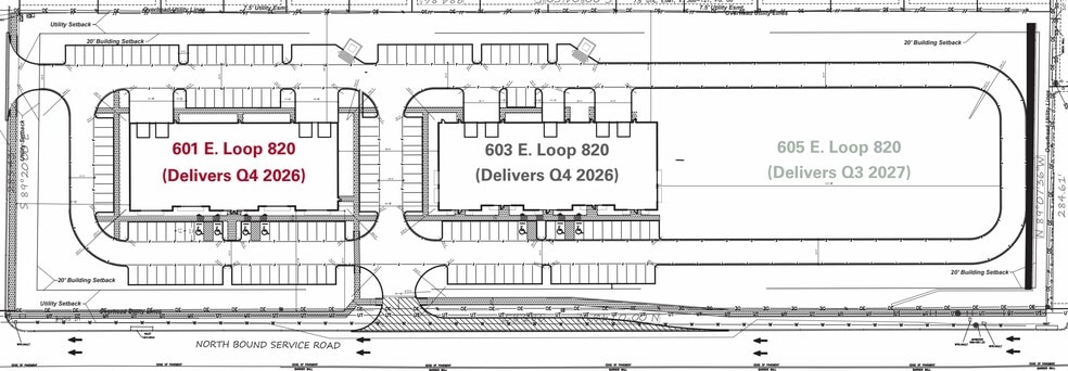 605 E Loop 820, Fort Worth, TX à louer - Plan de site – Image 2 sur 2