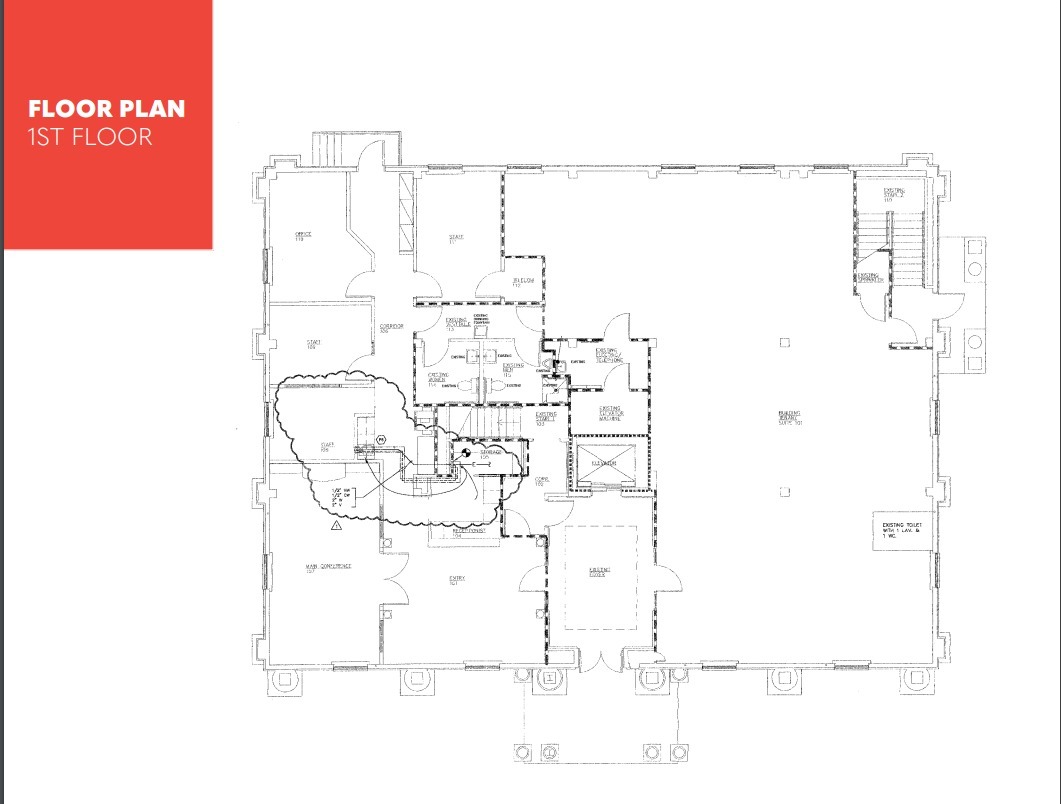 1951 Clark Ave, Raleigh, NC à louer Plan d’étage– Image 1 sur 1