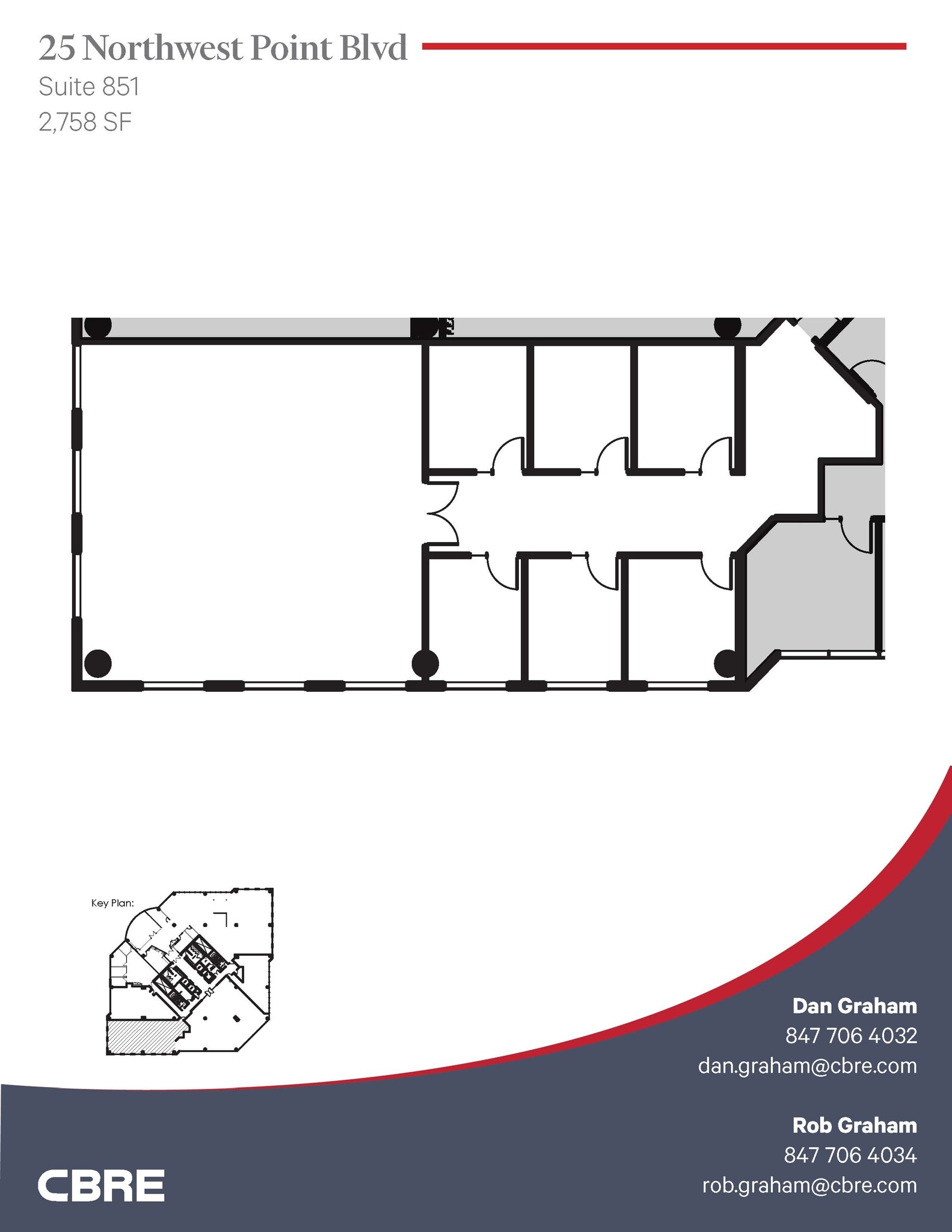25 NW Point Blvd, Elk Grove Village, IL à louer Plan d’étage– Image 1 sur 1