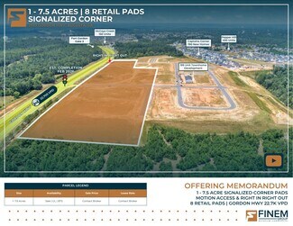 Plus de détails pour 2933 Gordon Highway, Grovetown, GA - Terrain à vendre