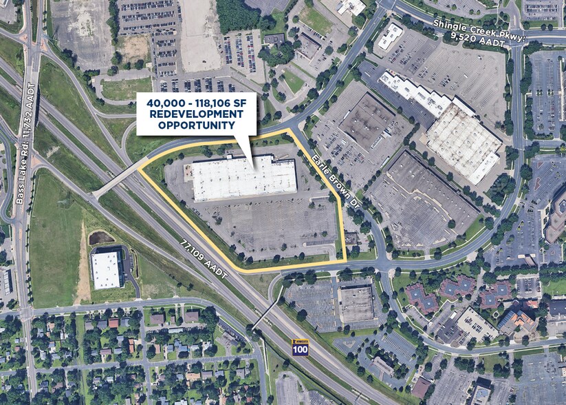 5930 Earle Brown Dr, Brooklyn Center, MN à louer - Photo de l’immeuble – Image 1 sur 2