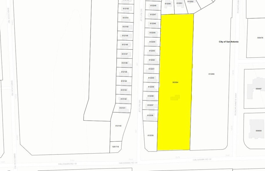 7119 W Hausman Rd, San Antonio, TX à vendre - Plan cadastral – Image 3 sur 3