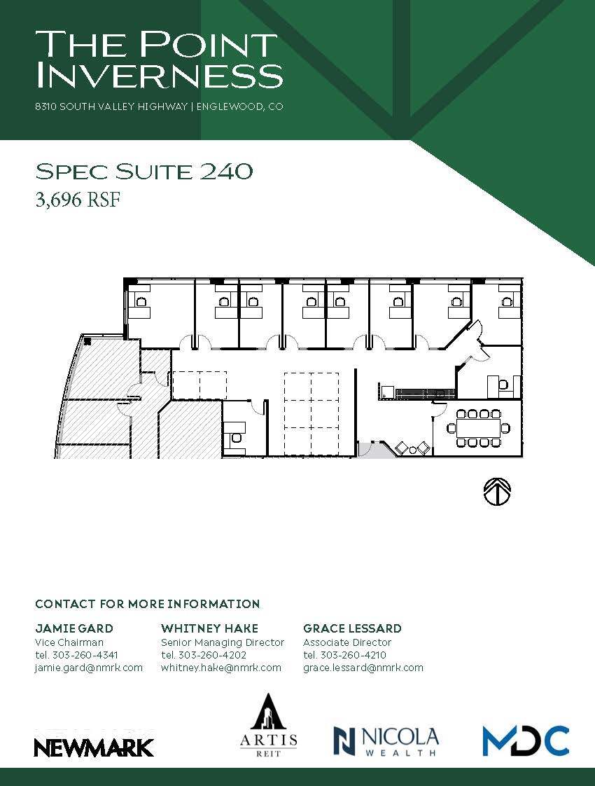 8310 S Valley Hwy, Englewood, CO à louer Plan d’étage– Image 1 sur 1