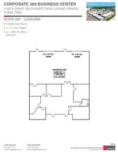 2100 S Great Southwest Pky, Grand Prairie, TX à louer Plan d’étage– Image 1 sur 1