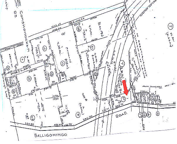14 Balligomingo Rd, Conshohocken, PA à vendre - Plan cadastral – Image 2 sur 9