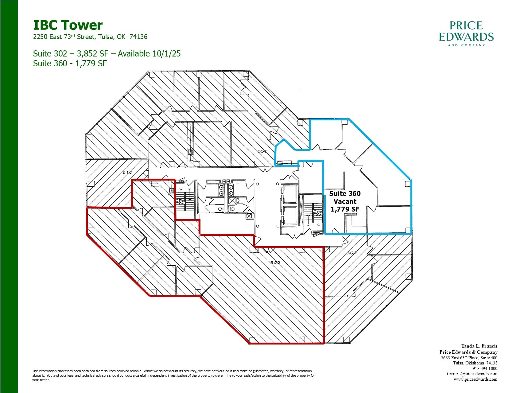 2250 E 73rd St, Tulsa, OK à louer Plan d’étage– Image 1 sur 1