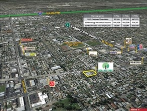 1480 Alamitos Ave, Long Beach, CA - Vue aérienne vue de carte