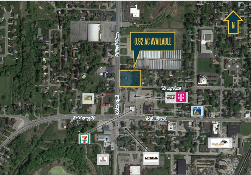 1809 S Euclid Ave, Bay City, MI à vendre - Aérien – Image 2 sur 2