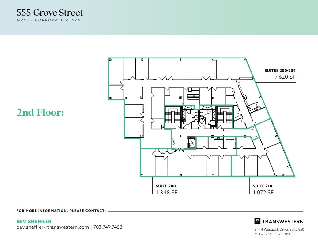 555 Grove St, Herndon, VA à louer Plan d’étage– Image 1 sur 1