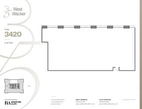 35 W Wacker Dr, Chicago, IL à louer Plan d’étage– Image 1 sur 3