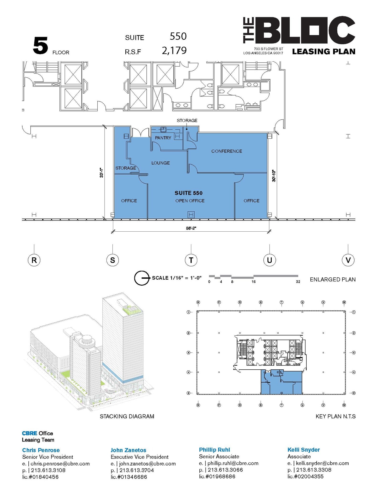 700 S Flower St, Los Angeles, CA à louer Plan d’étage– Image 1 sur 1
