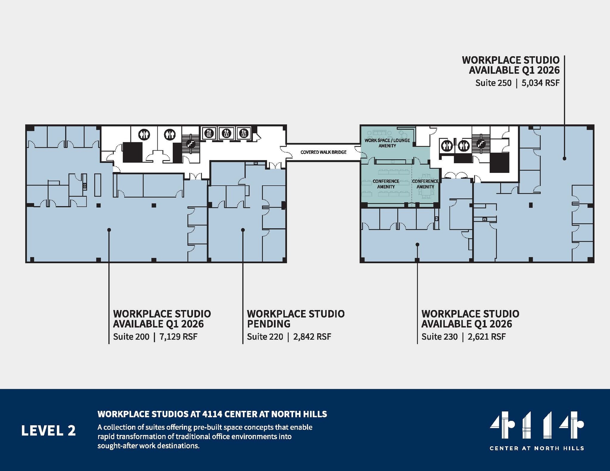 4000 Center At North Hills St, Raleigh, NC à louer Plan d’étage– Image 1 sur 1