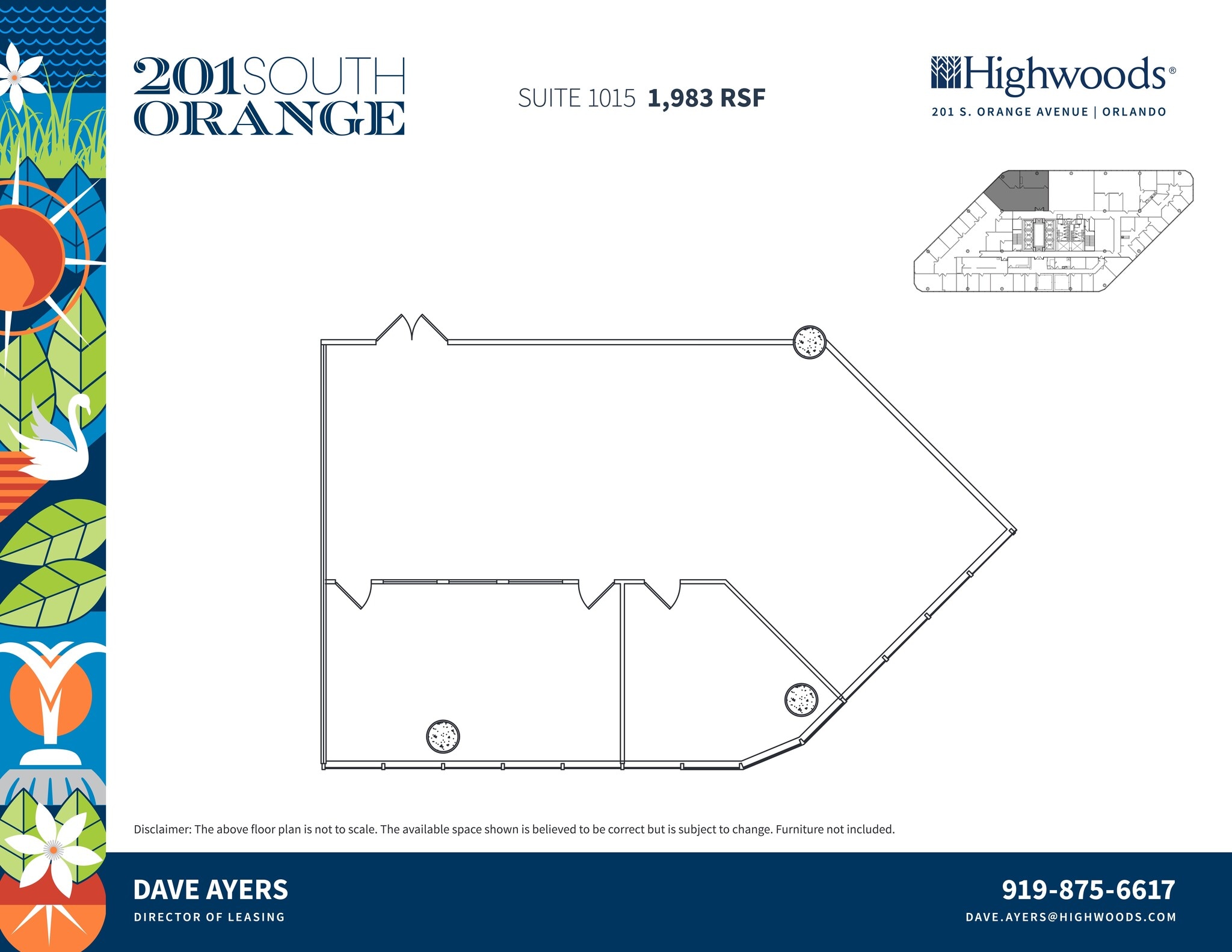 201 S Orange Ave, Orlando, FL à louer Plan de site– Image 1 sur 1