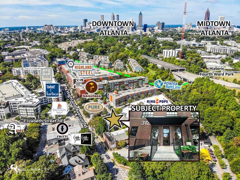 312 N Highland Ave NE, Atlanta, GA à louer - Photo de l’immeuble – Image 2 sur 12