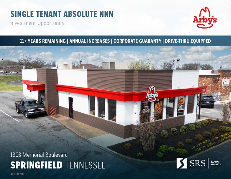1303 Memorial Blvd, Springfield, TN à vendre - Photo principale – Image 1 sur 6